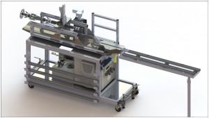test system for shafts with longitudinal bore